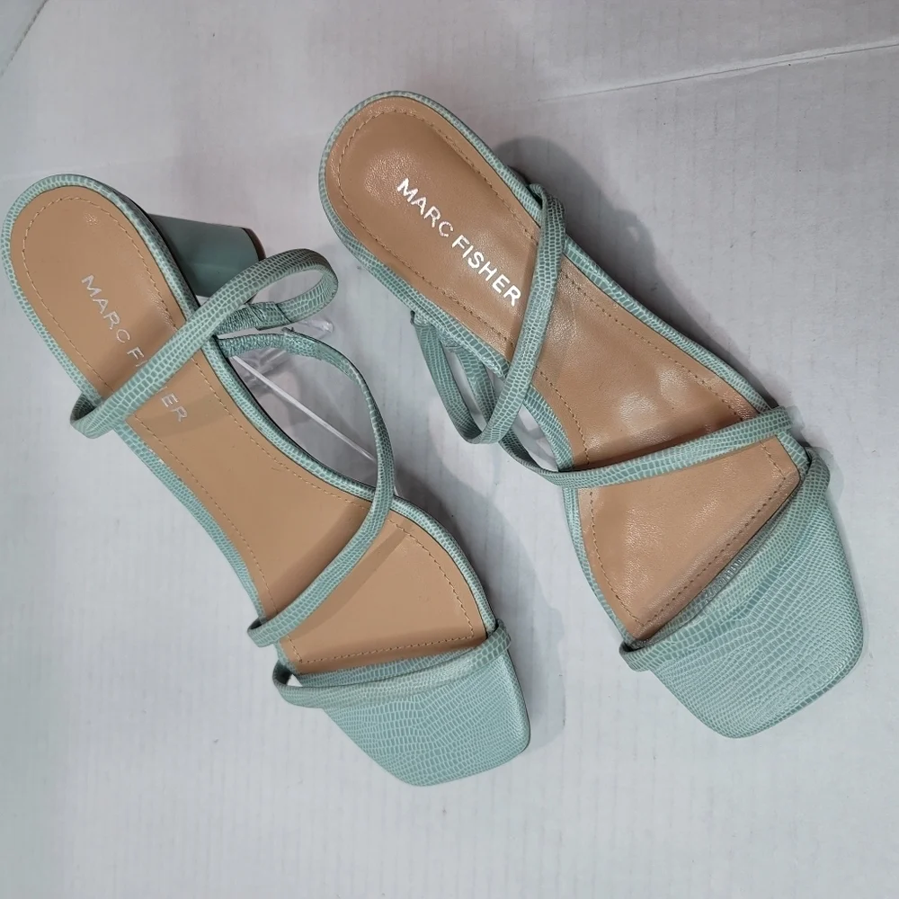 Marc Fisher Aliana 2 Strappy Heeled Sandals Size 6.5 - Picture 11 of 11